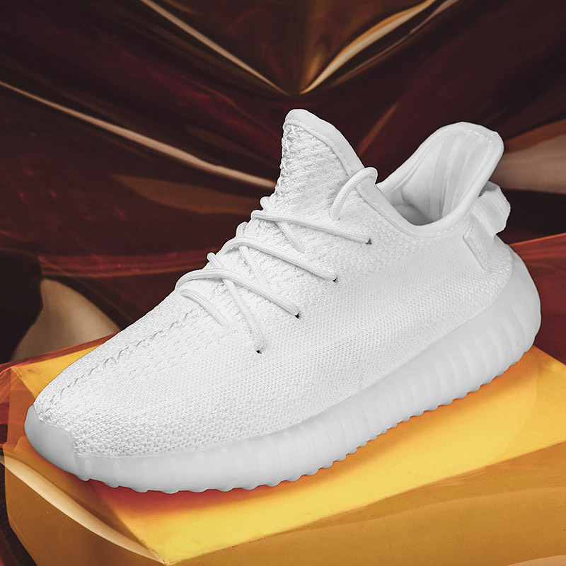 [Top] zapatos de coco reales para hombres 350 zapatos deportivos casuales para estudiantes zapatos para correr para mujeres nuevas nubes de hielo azul principal