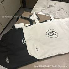 台湾代购彩妆积分黑白帆布袋 vip gift 帆布托特包妈咪包手提单肩