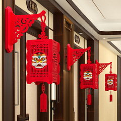 春節元宵春字立體燈籠金字防水原創進戶門高端福字客廳教室走廊