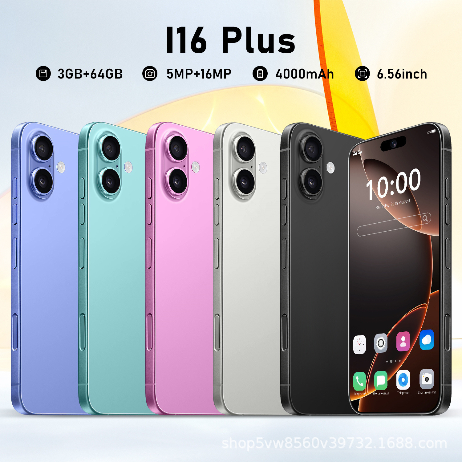 Spot New Cross-Border I16Promax All-In-One Machine 16+1t Large Memory Smartphone Source Manufacturer Wholesale