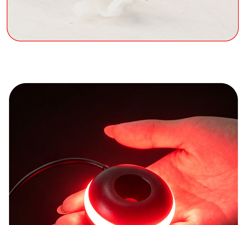 Electric Vehicle Handlebar Light-Up Ambient Light 12V Universal High-Brightness Warning Colorful Handlebar Ambient Light Handlebar Light Accessories