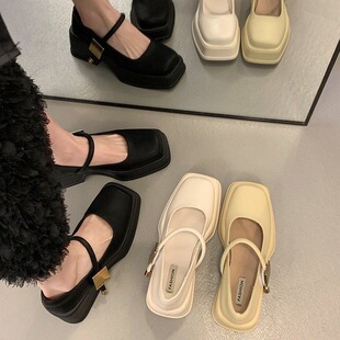 2025�����¿�ŮЬ�и�(3-5cm)P�r�К��|PU��Ь����ͨ�ڑ���Ь