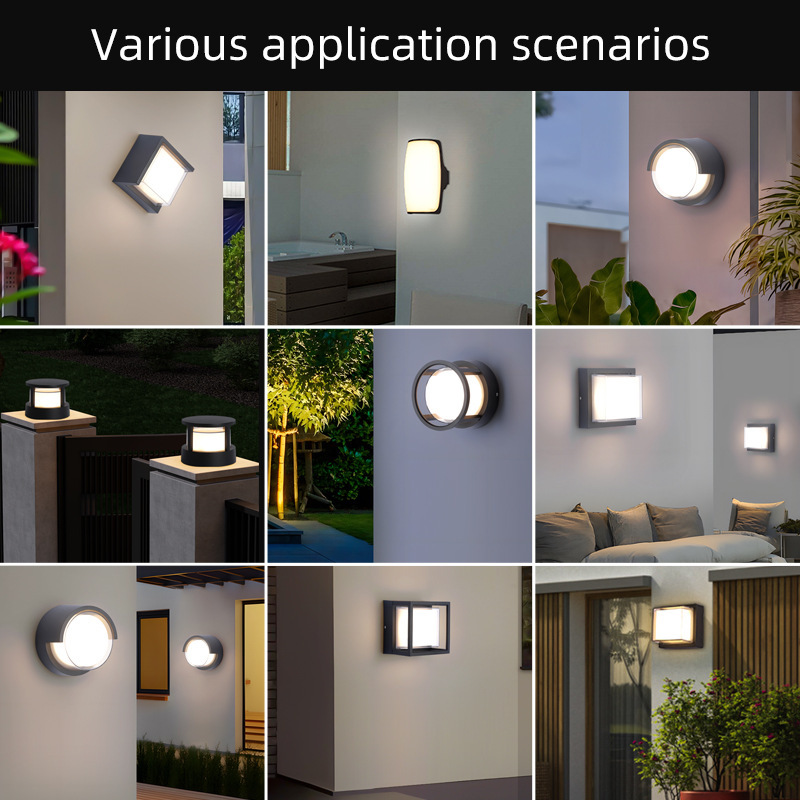 Moisture-proof lamp led outdoor waterproof wall lamp column lamp simple entrance garden cross-border source burst garden lamp Moisture-proof lamp led outdoor waterproof wall lamp column lamp simple entrance garden cross-border source burst garden lamp