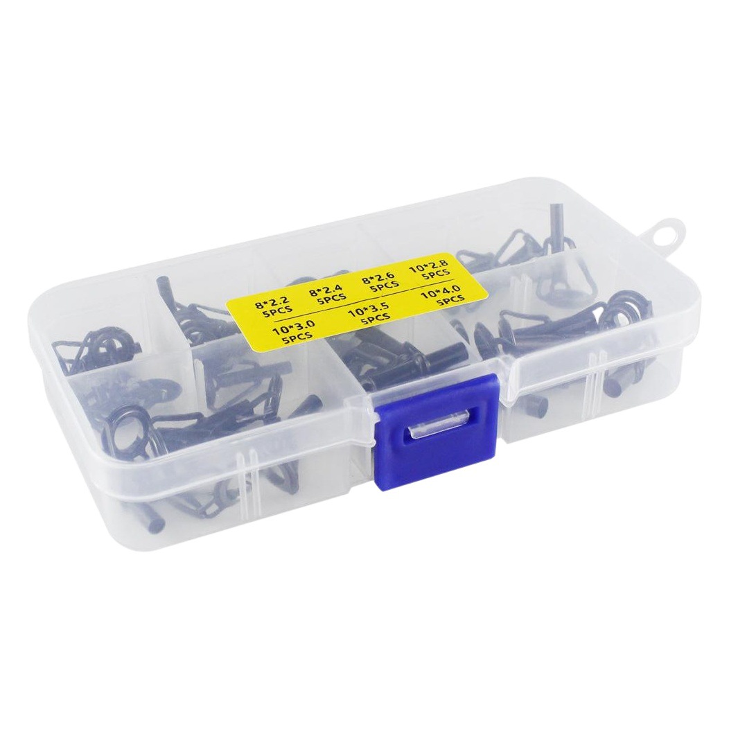 Altura de caza 35 piezas guía anillo traje Acero inoxidable cerámica guía ojo traje mar Rod Luya varilla artes de pesca transfronteriza e-commerce Accesorios