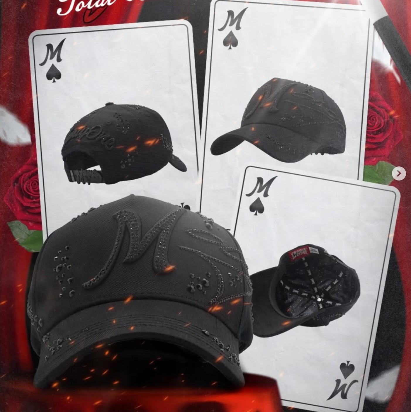 Aliexpress spot Dandy letras bordadas ajustables gorra de boca de pato borde curvo con taladro gorra de béisbol