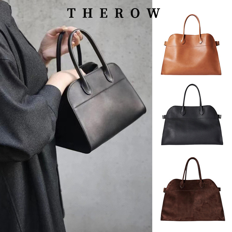 Cross-Border Dong Jie Style Briefcase Handbag the Row Tote Bag Margaux 15 Large Capacity Versatile Commuter Bag