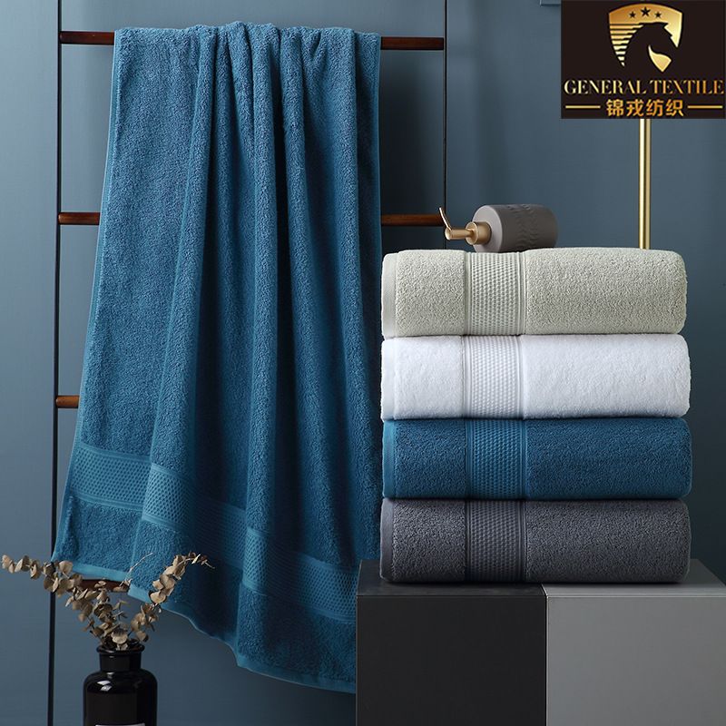Hotel towel bath towel pure cotton absorbent thickened embroidered factory wholesale Hotel B & B beauty salon towel bath towel