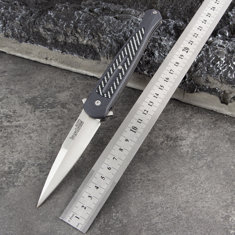 折叠户外刀随身小刀塑料柄带夹子折刀锋利水果刀野营防身折叠刀具