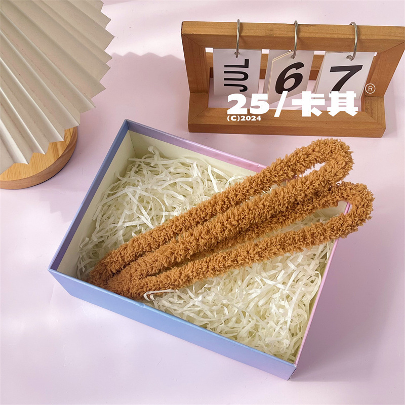 15mm扭扭棒小狗手工diy材料毛绒线毛条网红玩偶超密绒羊毛扭扭棒