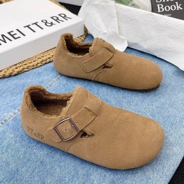 35-43 размера плюс размер женской обуви 41-43 плюс бархатные ботинки Bucken