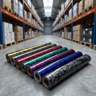 Auto Color Change Film – Pet Color-Changing Film Forged Carbon