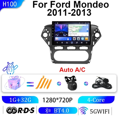 Suitable for Ford Mondeo 11-13 Models, In-Car Android Large-Screen Dvd Navigation, Carplay Smart Audio and Video (DVD Navigation) - wifi-1g32g-10inch