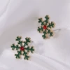 13. Green snowflakes