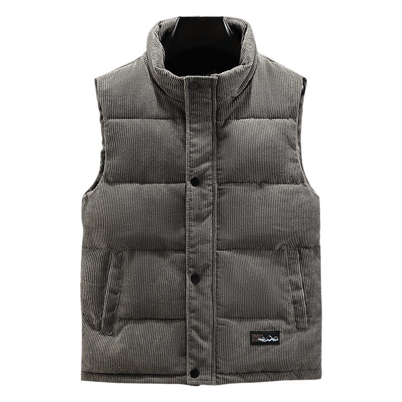 Вельветы мужские жилеты пуховые хлопковые жилеты осенью и зимой прилив