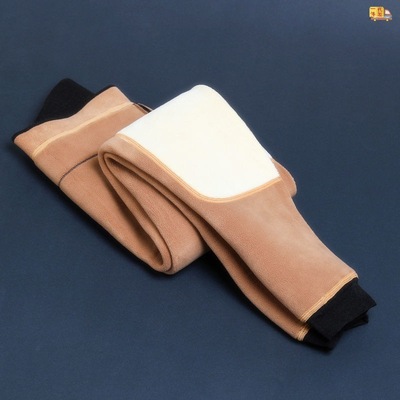 男士防寒保暖裤加绒加厚线裤护膝冬季绒裤打底裤超厚棉裤秋裤男款