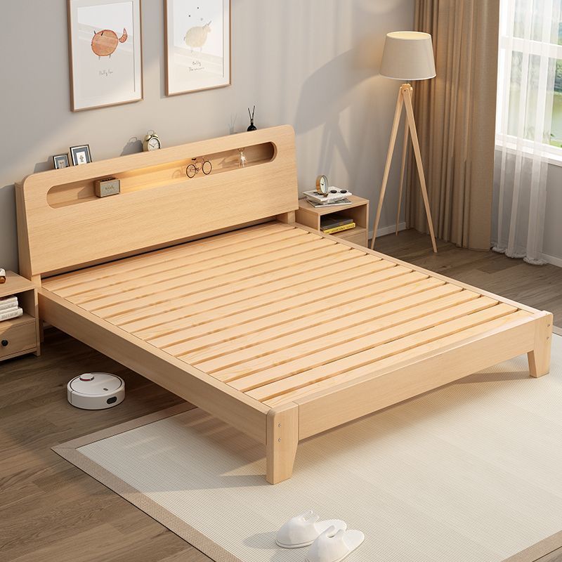 実木ベッド1.5メートル家庭用1.8メートルツインベッドシンプル現代賃貸経済型1.2mシングルベッド