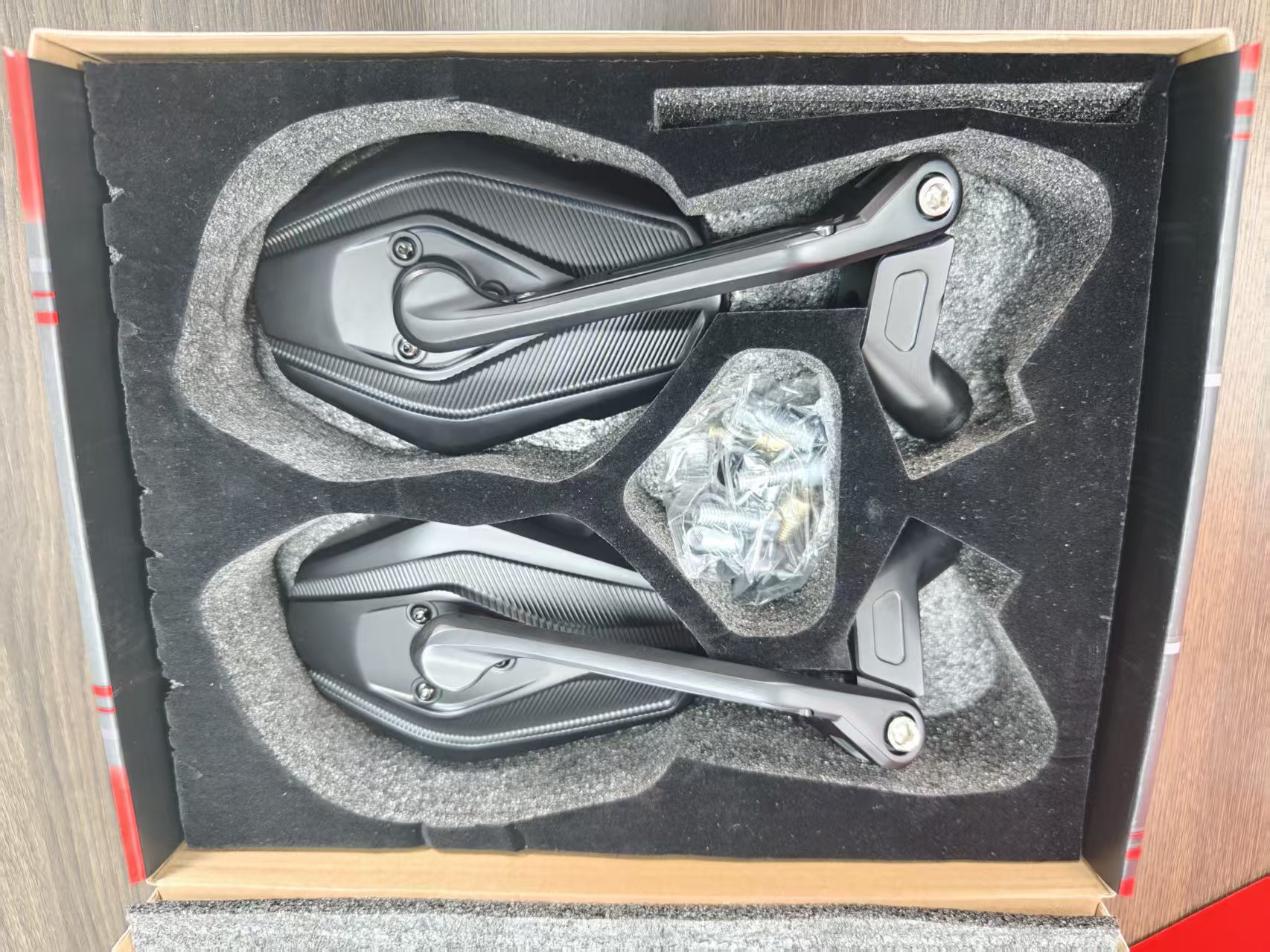 Folding Aluminum Alloy Wide-View Rearview Mirror for All Models of Motorcycles and Electric Vehicles, Foldable Rearview Mirror