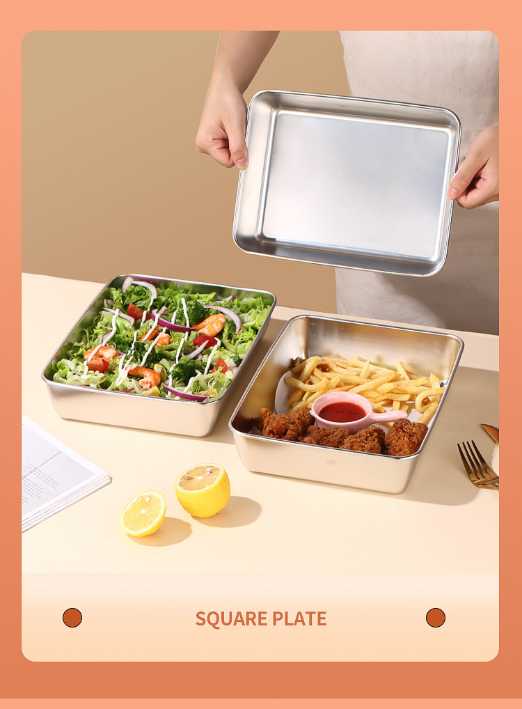 Crisper antibacteriano de calidad alimentaria de acero inoxidable caja de fruta Bento refrigerador especial sellado caja de almacenamiento hogar