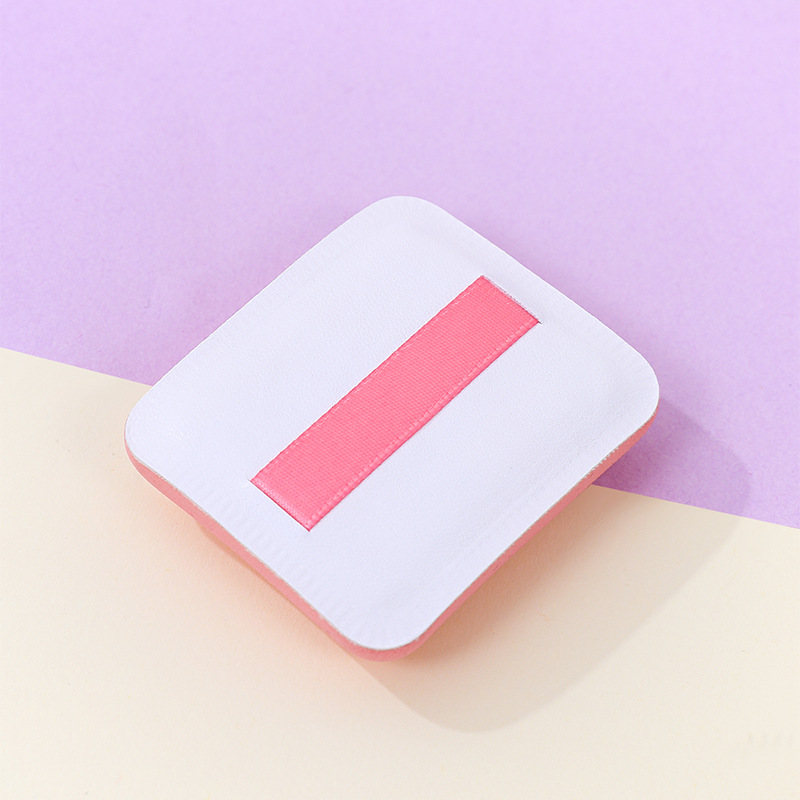 Puff de malvavisco cuadrado personalizado de fábrica, logotipo súper suave y grueso, color de impresión, maquillaje personalizado, herramienta de maquillaje de huevo