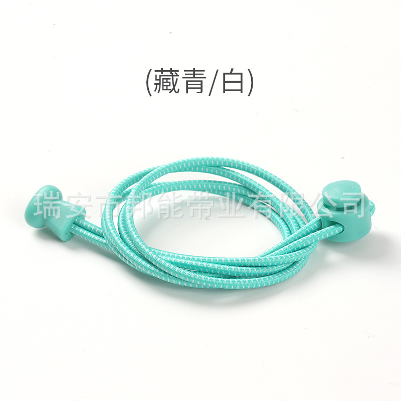 2,8-3mm elástico redondo sin cordones elásticos adaptados a las zapatillas de montañismo zapatos deportivos casuales para niños cintura