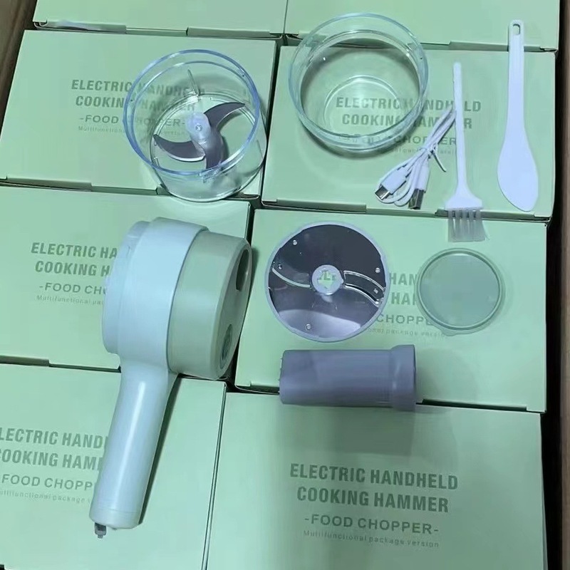 ガトリング野菜カッター新しい多機能家庭用スライスアーティファクトストーム電動ガーリックパッシャー食品サプリメントハンドヘルド調理機|undefined