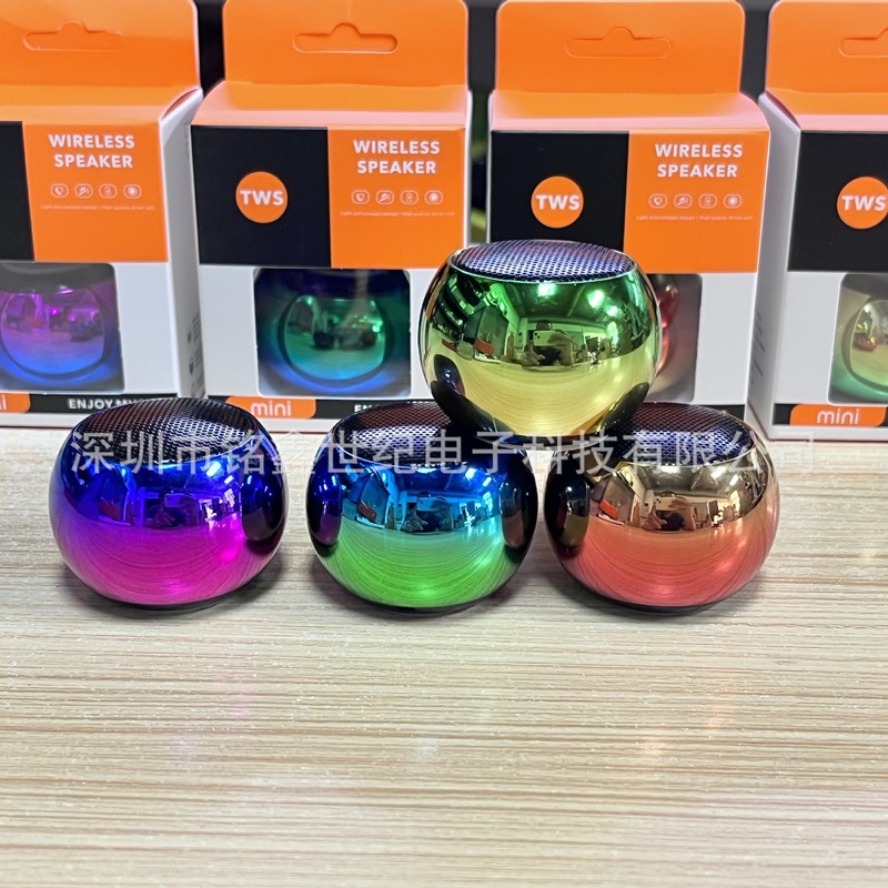 M3 電気メッキ Bluetooth スピーカー小型スチールキャノンギフトポータブル小型オーディオ工場卸売ミニ小型電気メッキプロセス|undefined
