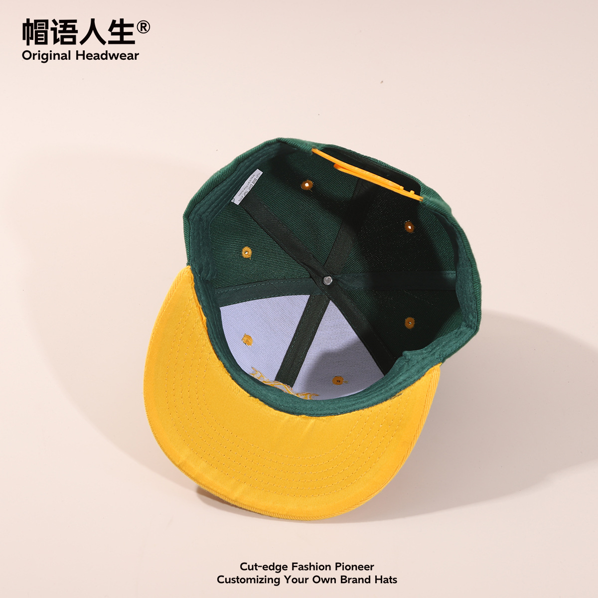 Sombreros transfronterizos Europeos y estadounidenses bordados estereoscópicos bordados ping-pong sombrero snapback sombrero de béisbol acrílico logotipo personalizado