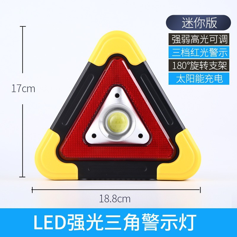 Triángulo Advertencia LED Vehículos - Solar CE image 2