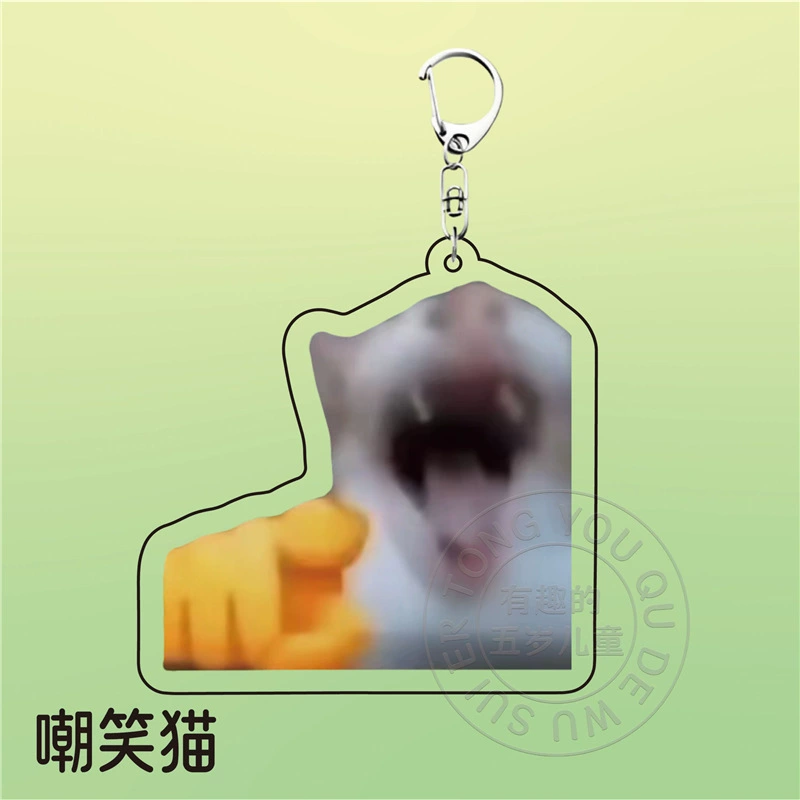 Acrylic cute keychain, backpack, pack, pendant for friend