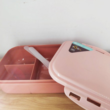 厨房冰箱正方形保鲜盒食品餐盒水果分格盒学生上班午餐盒塑料饭盒