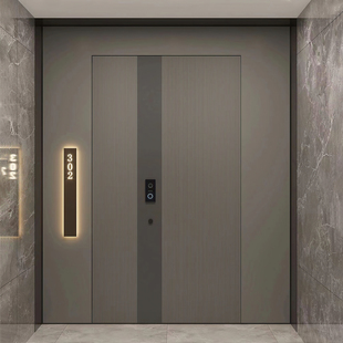 One Door, One Scene, Entrance Door, Double Door, Cast Aluminum Door, Rural Self-Built House Door, Security Door, Entrance Door, Copper Door, Custom-Made