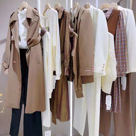 品牌折扣女装尾款清货衣服撤柜清仓杂款包走份直播货源批发潮牌