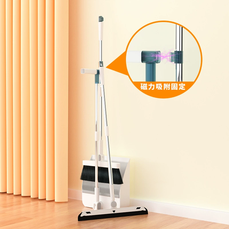 Broom, folding soft handle, set, magic dustpan