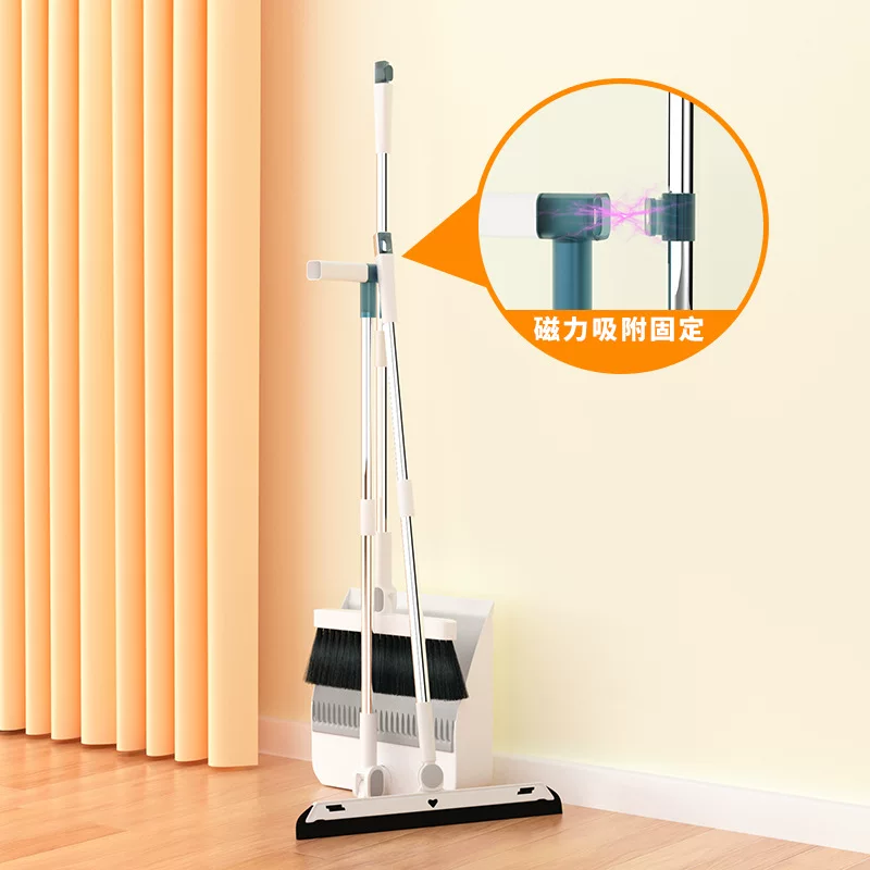 Broom, folding soft handle, set, magic dustpan