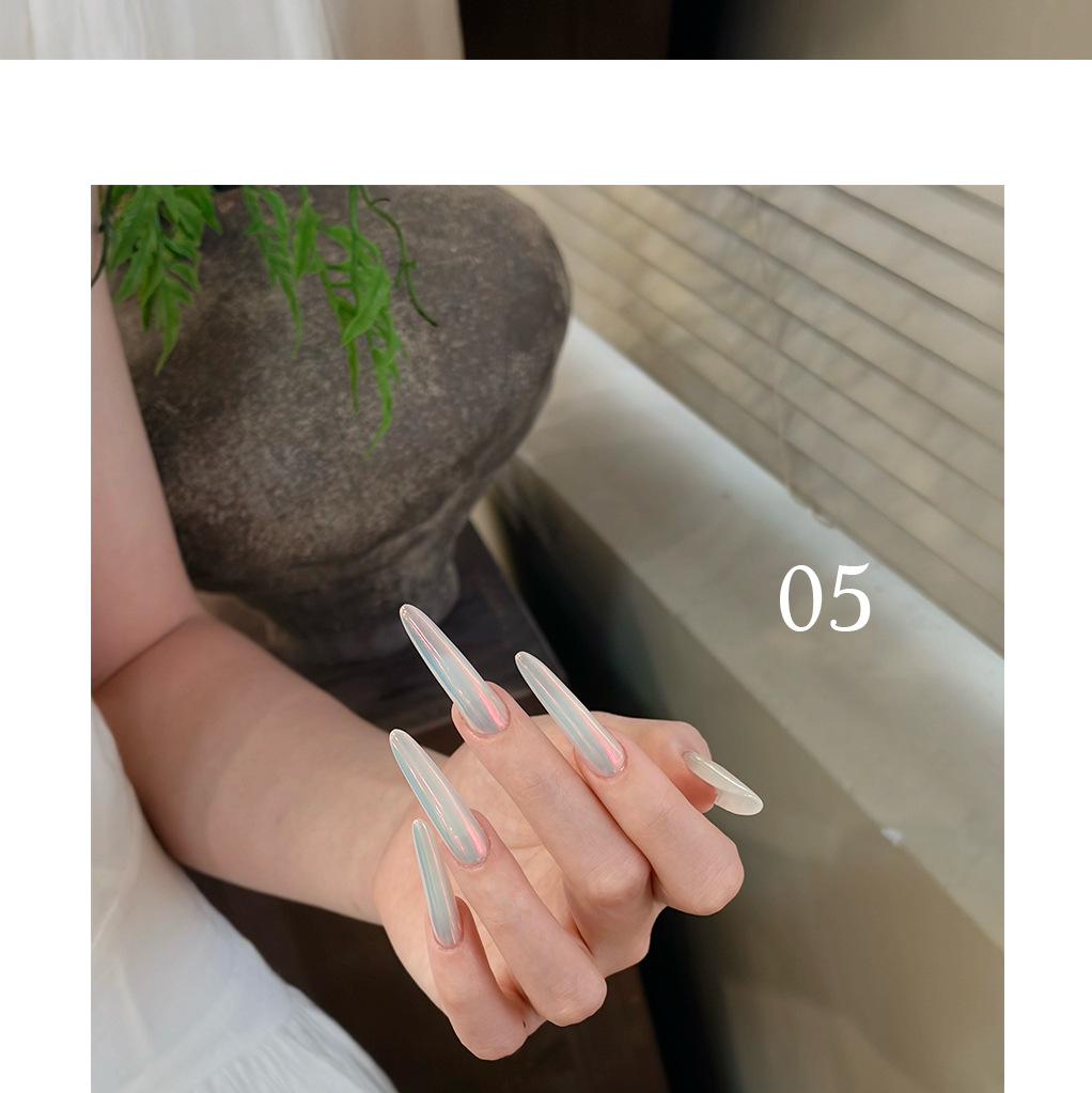 【Principal Hua】Milk Cap Planet High Translucency Aurora Powder Clear and Colorless Popular Versatile High Gloss Crystal Powder Accessories