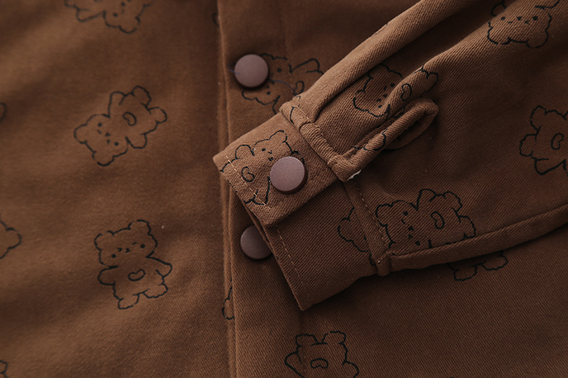 Set camicia foderata in pile e pantaloni per bambino inverno_voghion.com