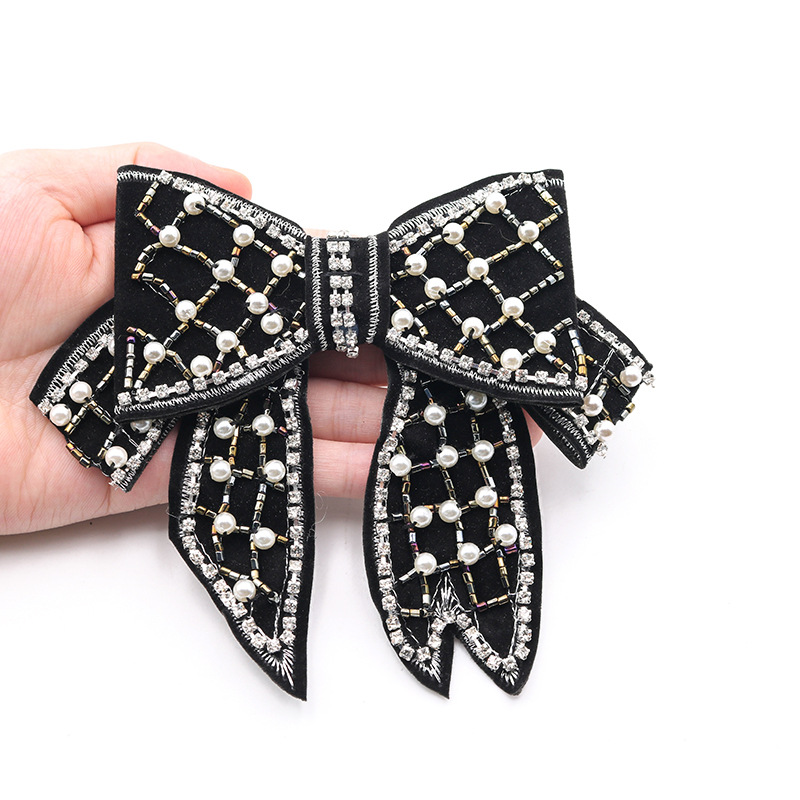 Horquilla de perlas hecha a mano, estilo clásico retro, accesorio de cabello femenino