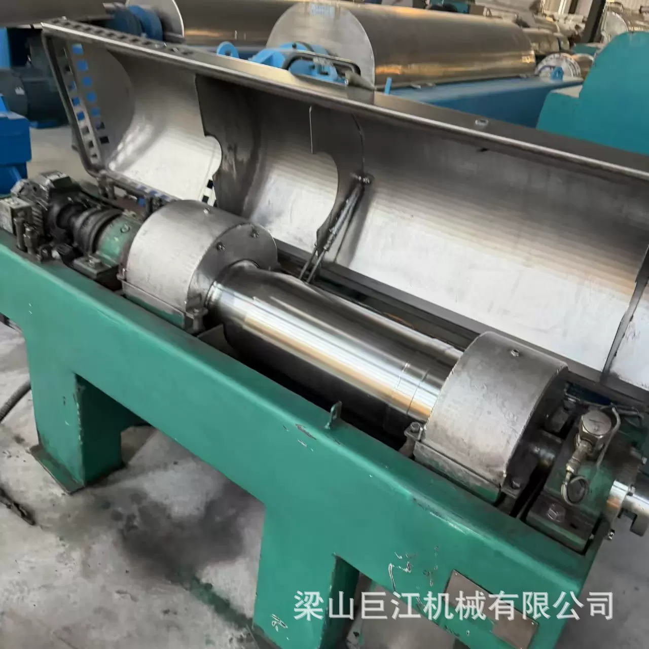 二手450型沉降脱水污泥处理固液分离设备 带控制柜 优惠出售