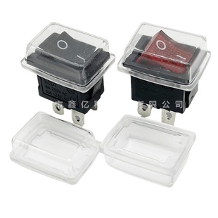 4-foot boat switch waterproof cap for KCD1 series with 15x 21mm transparent dust cap square waterproof cover