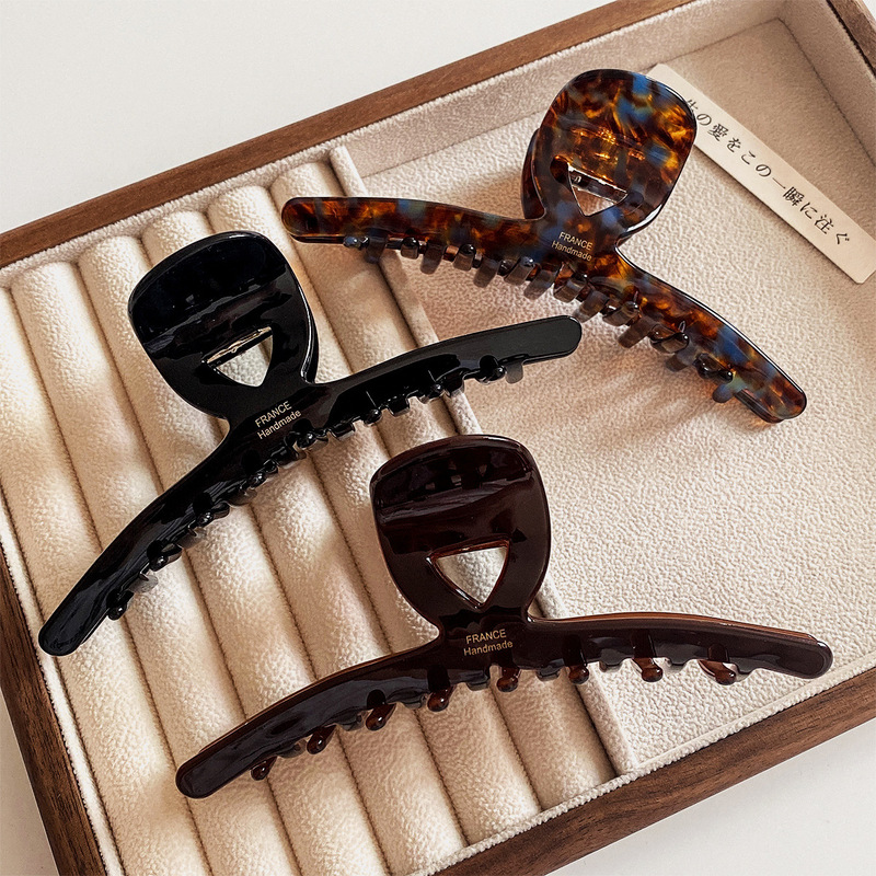 South Korea French Acetic Acid Grab Clip New High-end Hair Clip Women's High-end Sense Grab Clip Back Head Shark Clip Hair Accessories South Korea French Acetic Acid Grab Clip New High-end Hair Clip Women's High-end Sense Grab Clip Back Head Shark Clip Hair Accessories
