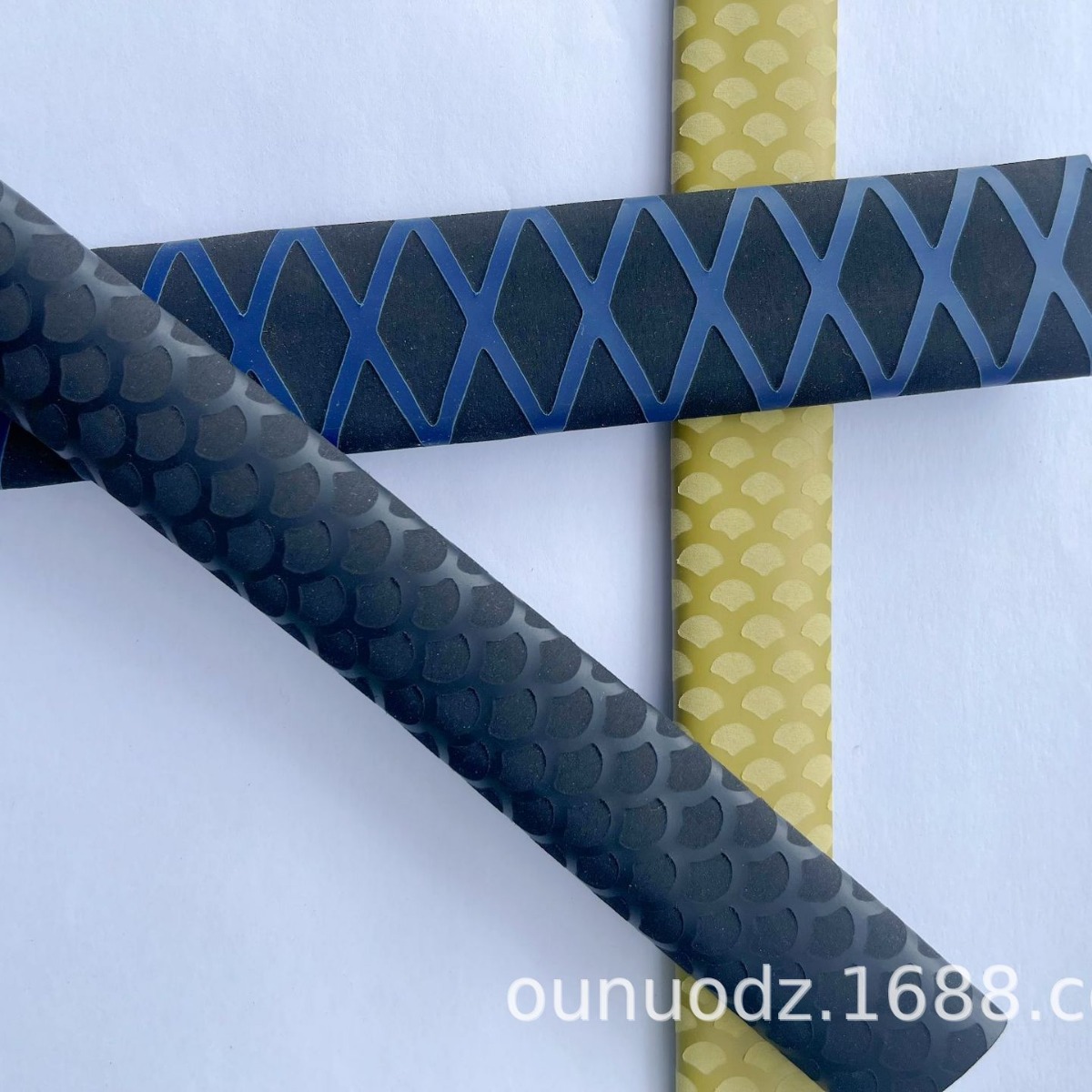 厂家供应高档渔具黑色防滑花纹热缩套管Φ30.0mm