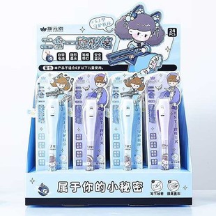 New Element Mbti Personality Two-In-One Invisible Pen Colorless Fluorescent Marker Student Confidentiality Uv Magic Pen