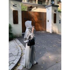 2470# aassss 轻奢极简重磅宽松廓形连帽卫衣拉链厚外套大码纯色