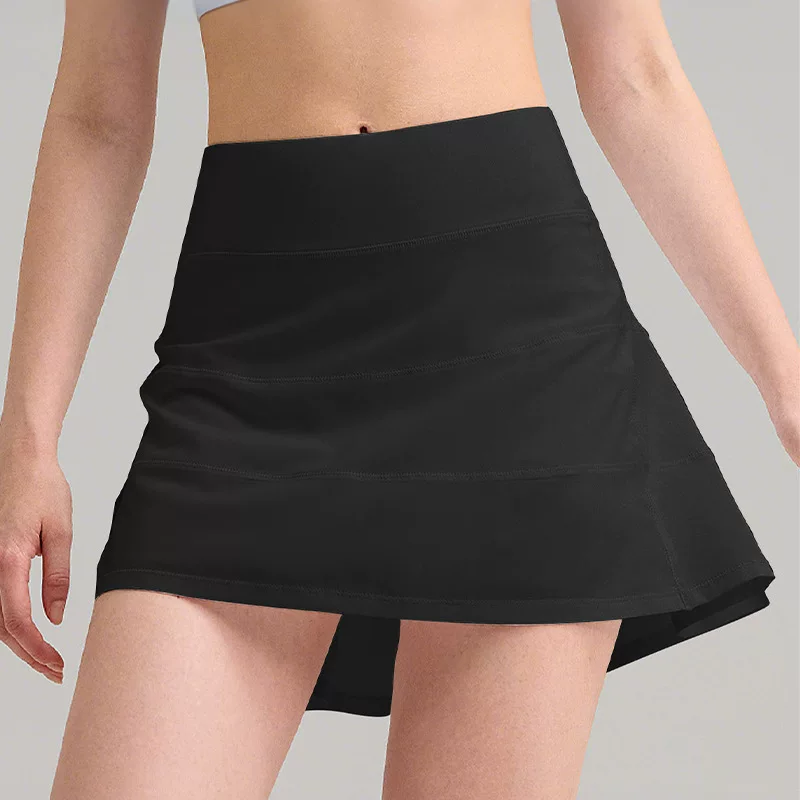 Summer sports protective underware, tennis pleated skirt, yoga clothing, A-line