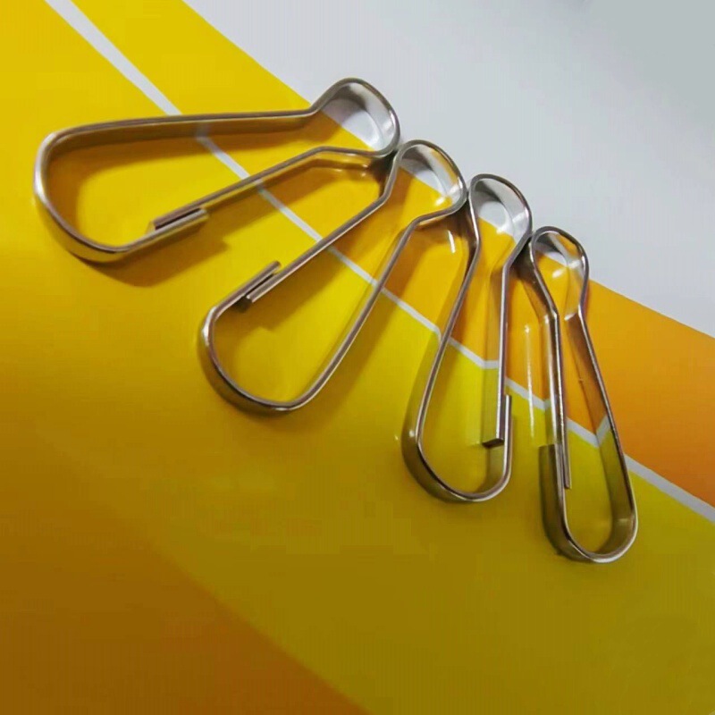 304 Stainless Steel Pig Intestine Buckle Iron Rotating Pig Intestine Buckle Keychain Accessory Hardware Pig Intestine Buckle Custom Business Gift