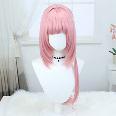 【Diao Yi】Honkai Impact 3rd Eliya Cosplay Wig True Law of the Person Pink Realistic Skin Wig