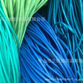 厂家定 制彩色棉蜡绳32锭广东编织蜡线1-6mm毫米饰品挂件手链绳
