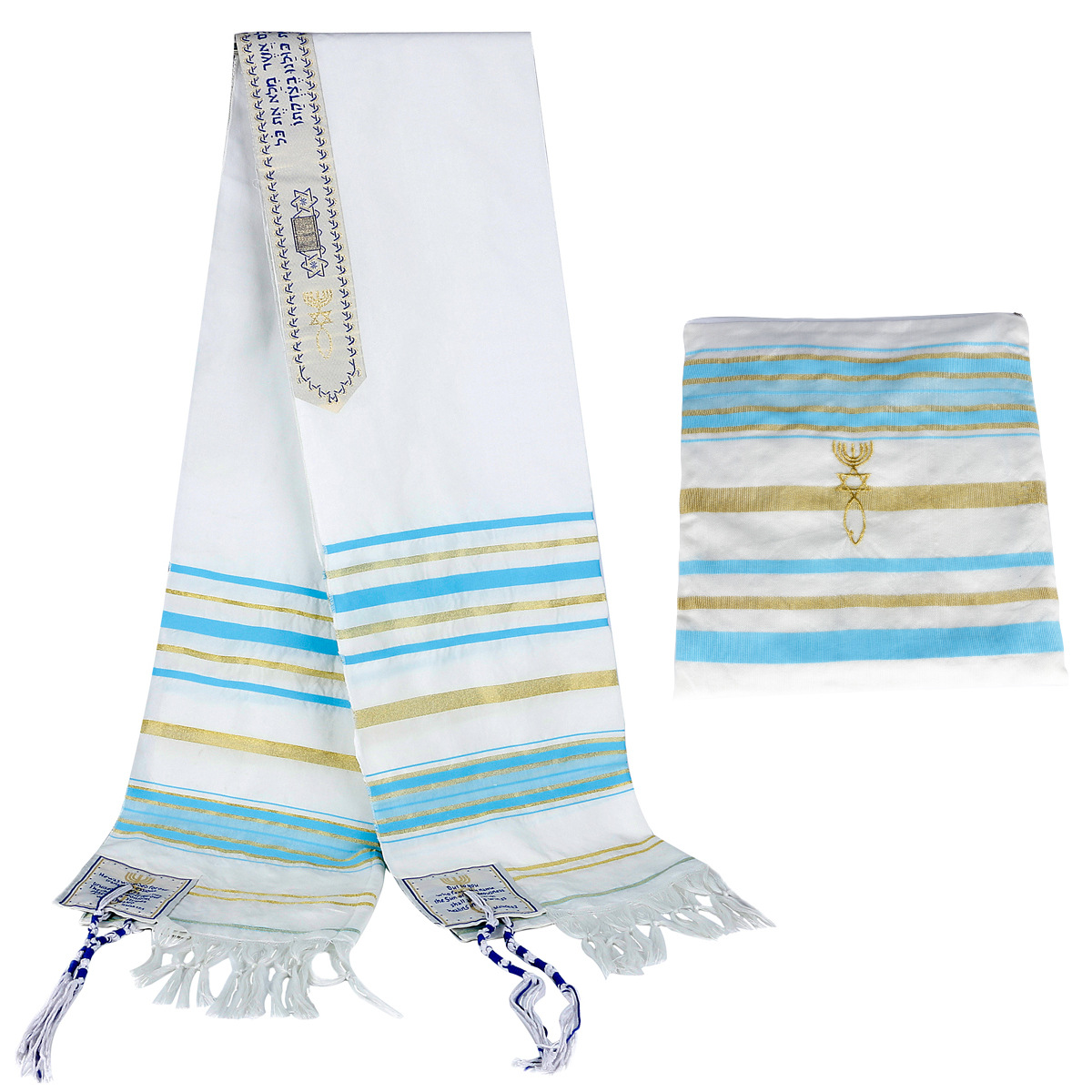 Unisex Formal Simple Style Stripe Polyester Shawls display picture 11