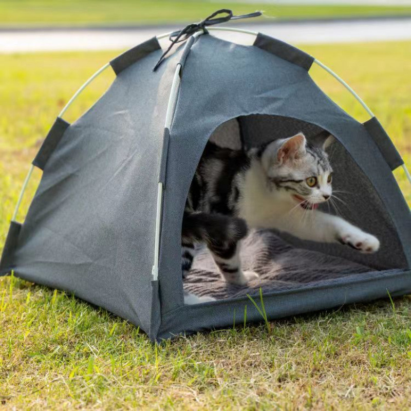 그레이 펫텐트 + 사계절매트