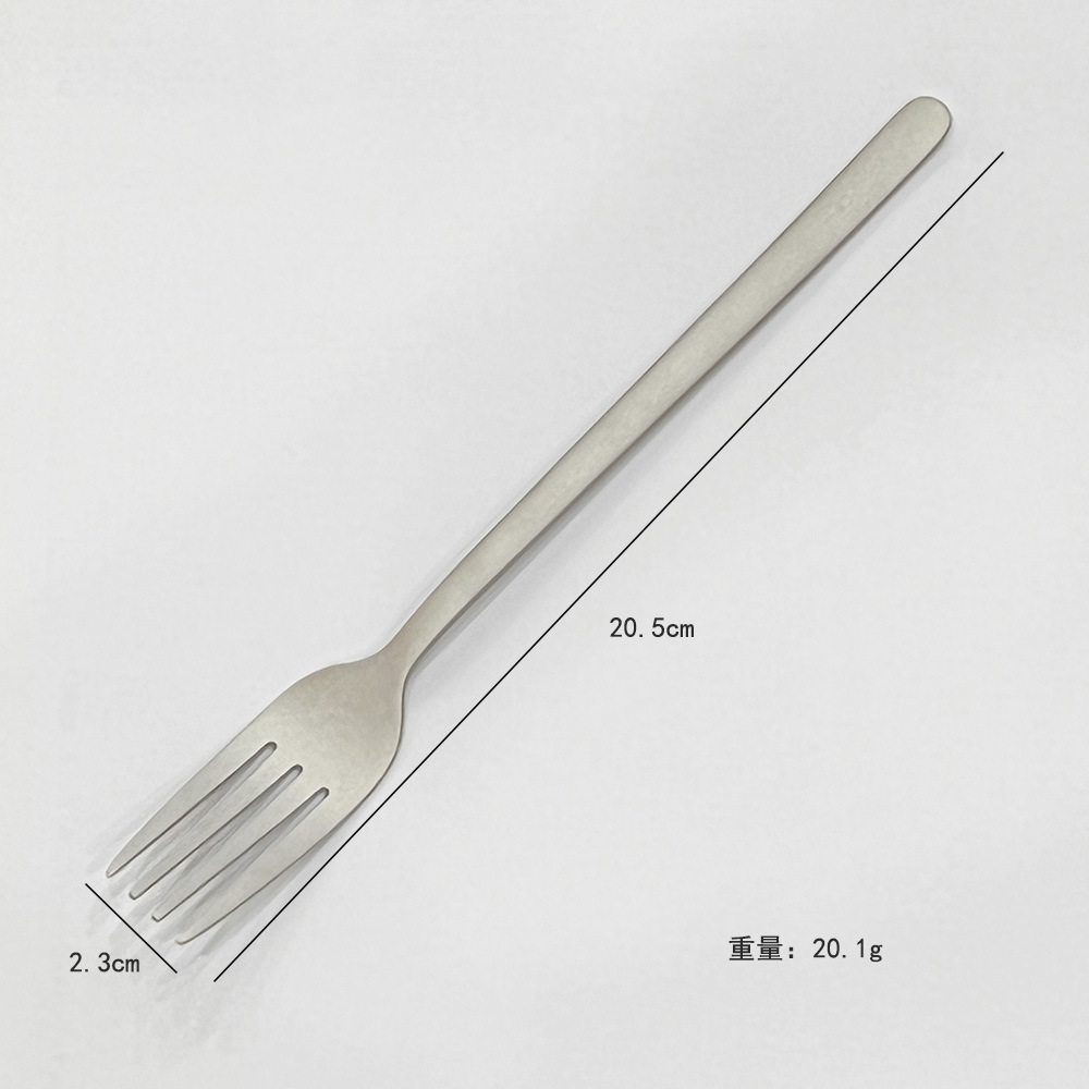 한국산 순수 티타늄 1호 포크